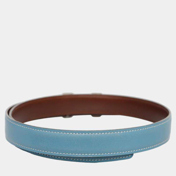 Pre Owned Hermes Vintage Reversible H Leather Belt