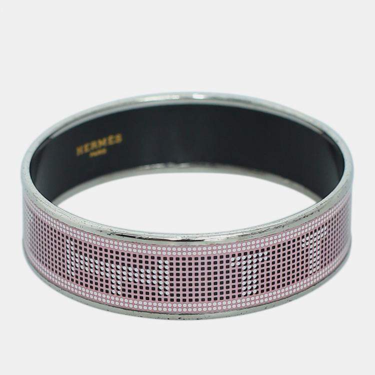 Pre Owned Hermes Enamel Bangle Bracelet