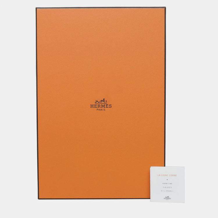 Pre Owned Hermes Lena Horn & Lacquer Necklace