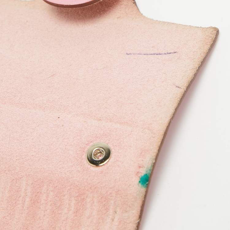 Pre Owned Hermes Pink Togo Leather Ulysse Mini Notebook