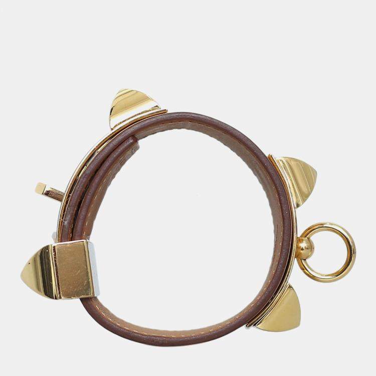 Pre Owned Hermes Collier De Chien Bracelet S