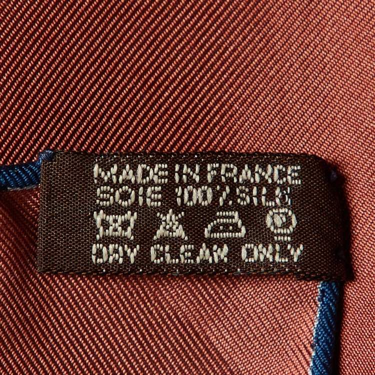 Pre Owned Hermes Multicolor Soiree De Gala Printed Silk Scarf