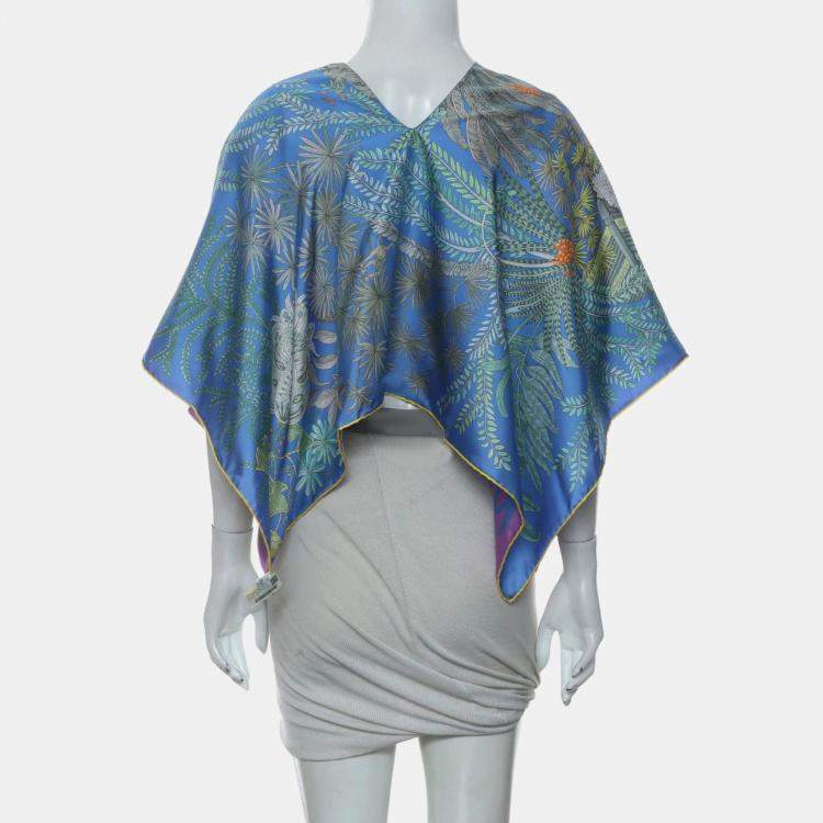 Pre Owned Hermes Le Jardin Des Peintres Dossard Scarf