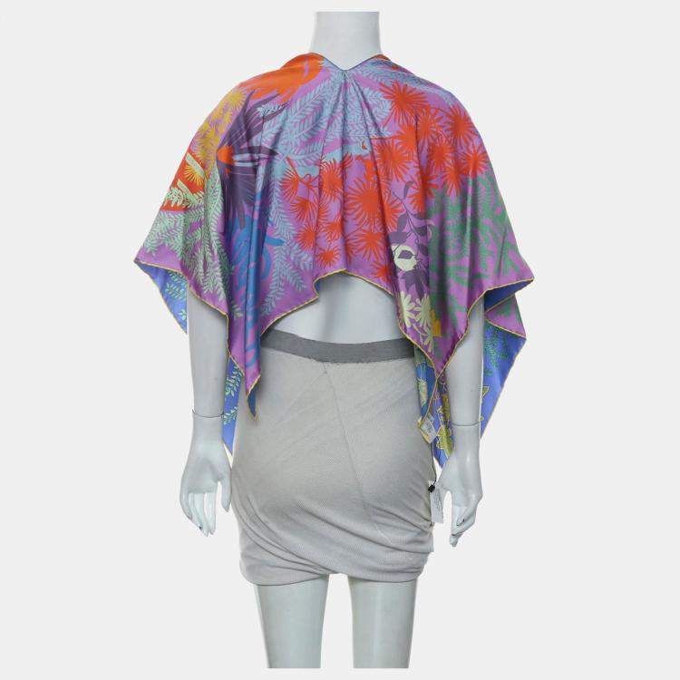 Pre Owned Hermes Le Jardin Des Peintres Dossard Scarf