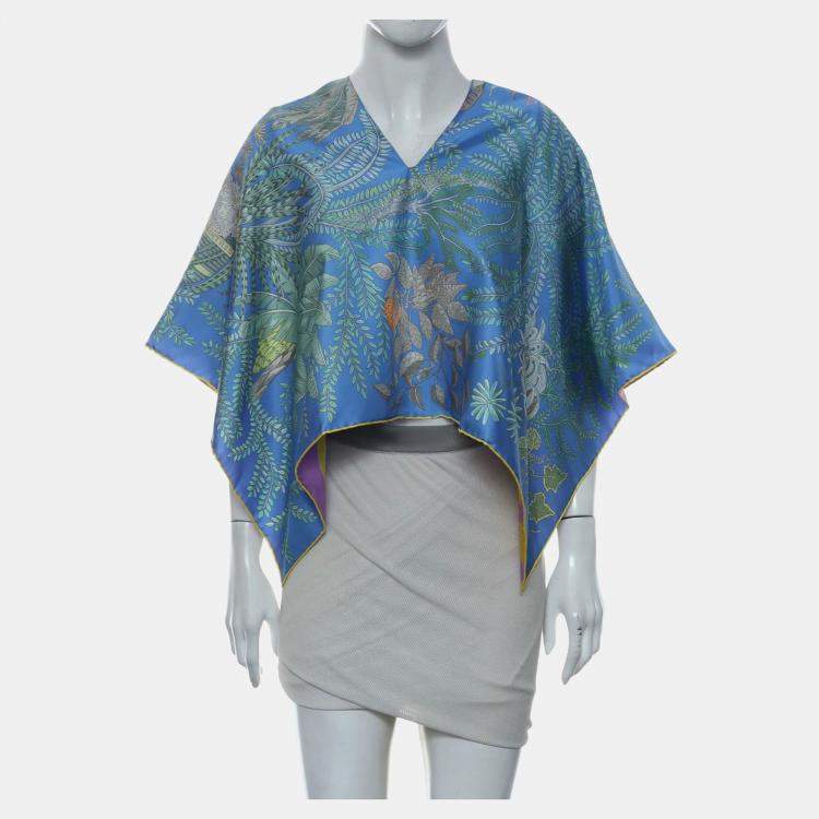 Pre Owned Hermes Le Jardin Des Peintres Dossard Scarf