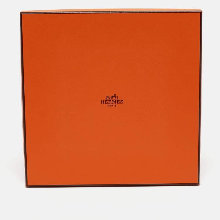 Pre Owned Hermès Pink Print Silk Voitures Exquises Scarf