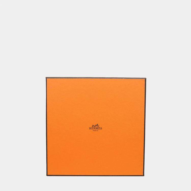 Pre Owned Hermes Noir Gold Epsom Leather Swift Leather Reversible Mini Constance 24 Belt