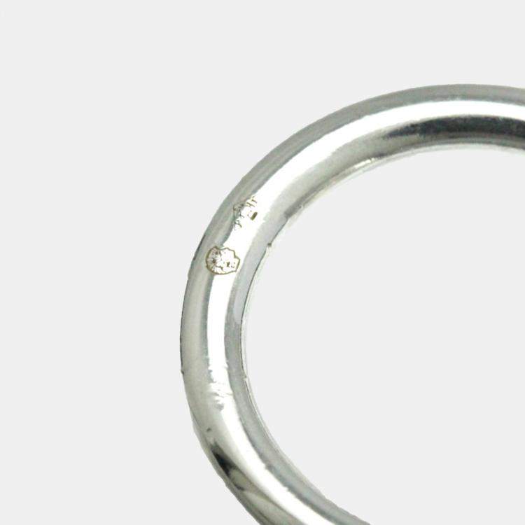Pre Owned Hermes Silver Chaine D'ancre Chain Bracelet