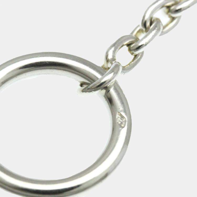 Pre Owned Hermes Silver Chaine D'ancre LG Chain Bracelet
