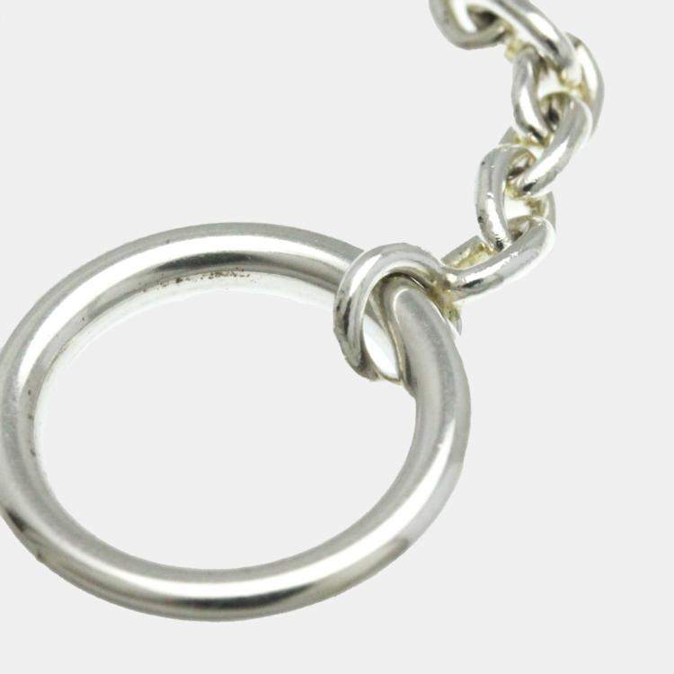 Pre Owned Hermes Silver Chaine D'ancre LG Chain Bracelet