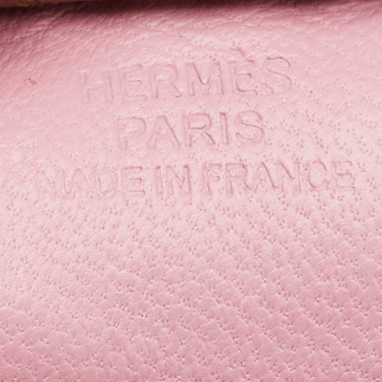 Pre Owned Hermes Mauve/Sylvestre/Crai/Chai Milo Leather GriGri Rodeo Bag Charm PM