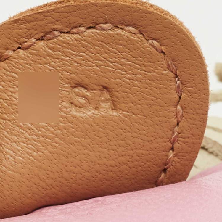 Pre Owned Hermes Mauve/Sylvestre/Crai/Chai Milo Leather GriGri Rodeo Bag Charm PM