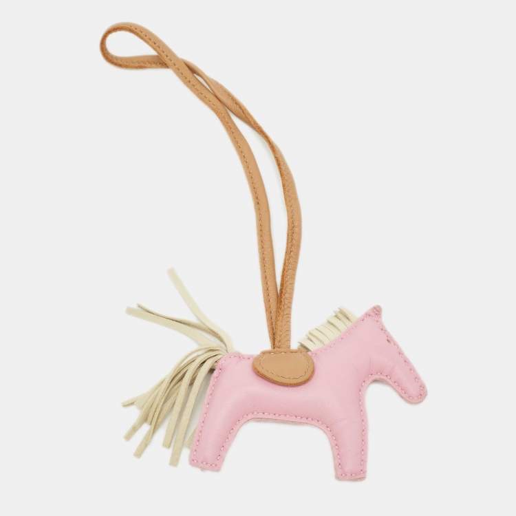 Pre Owned Hermes Mauve/Sylvestre/Crai/Chai Milo Leather GriGri Rodeo Bag Charm PM