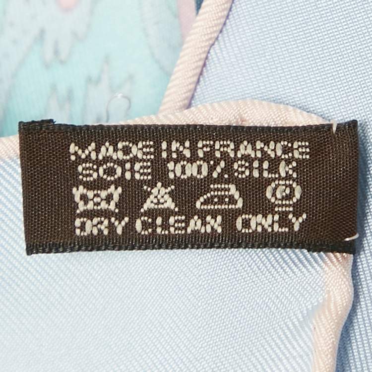 Pre Owned Hermès Multicolor Les Tresors D'Un Artiste Printed Silk Square Scarf