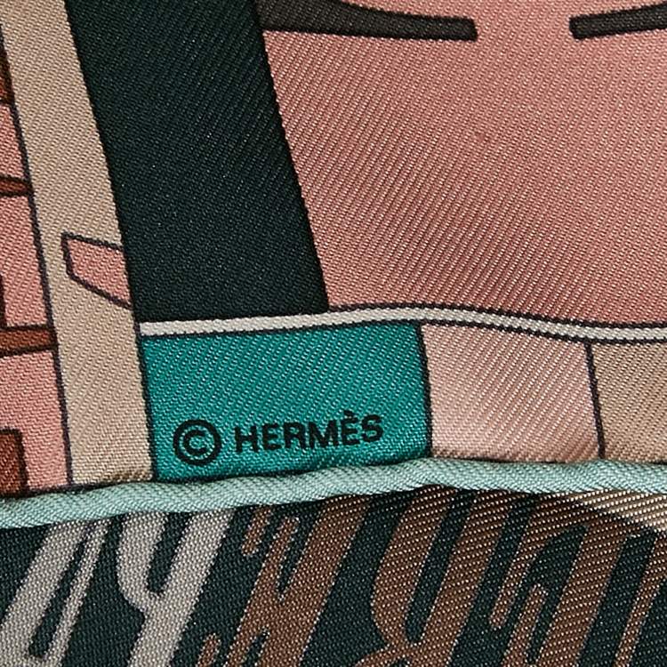 Pre Owned Hermes Multicolor Mots de Silk Gavroche