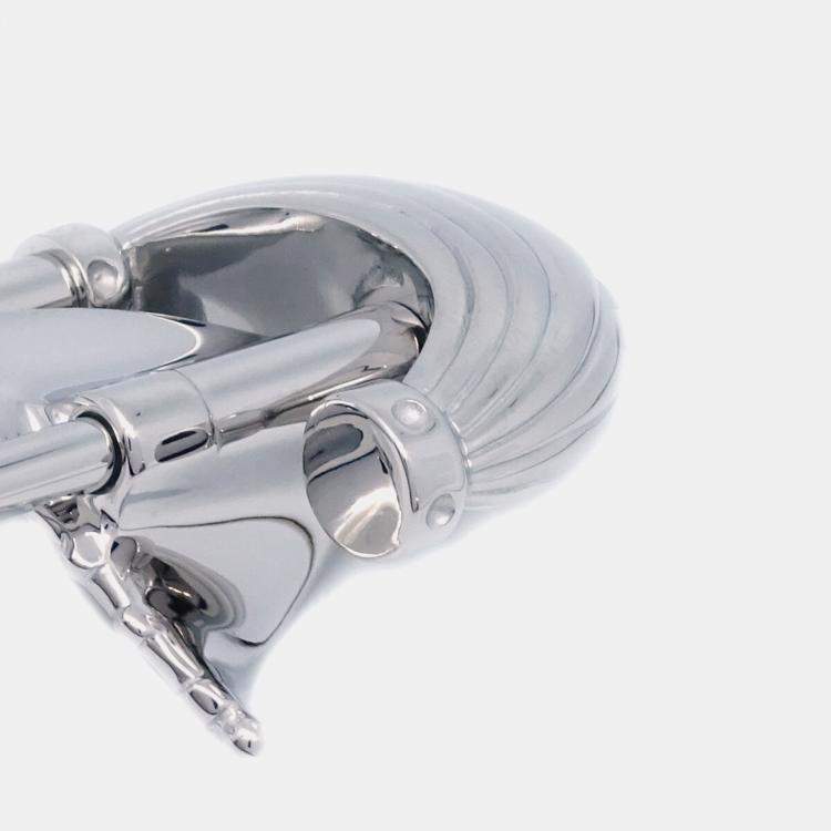 Pre Owned Hermes L'Air de Paris Yacht Silver Cadena Lock Bag Charm