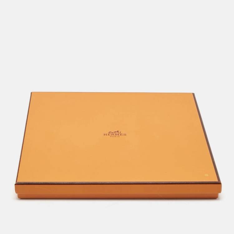 Pre Owned Hermès White Silk Lanternes, Ballons et Cocardes Scarf