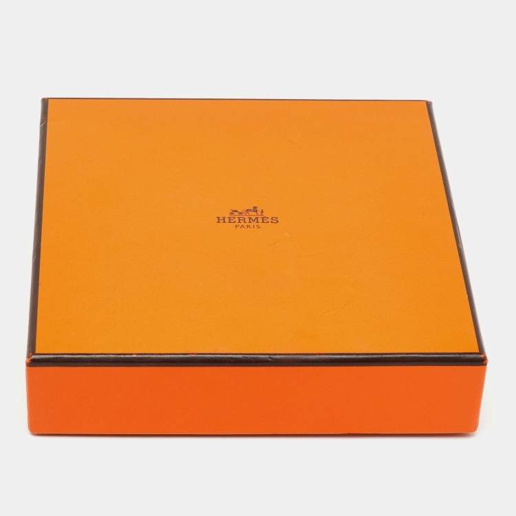 Pre Owned Hermès Multicolor L'Art Indien des Plaines Silk Twilly Set of 2