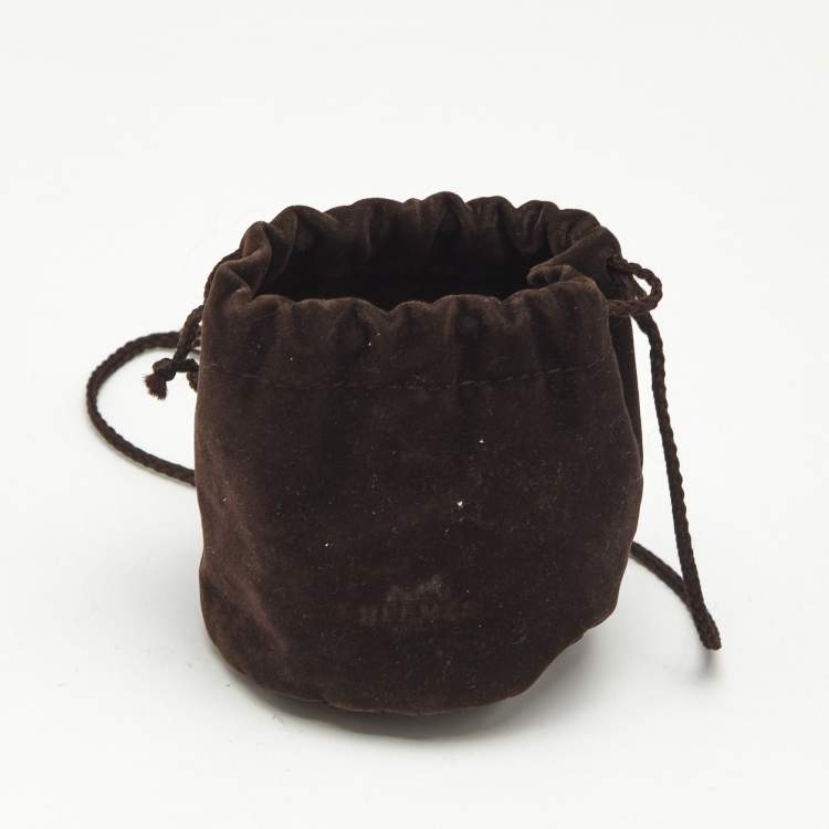 Pre Owned Hermès Collier de Chien Leather Gold Plated Bracelet