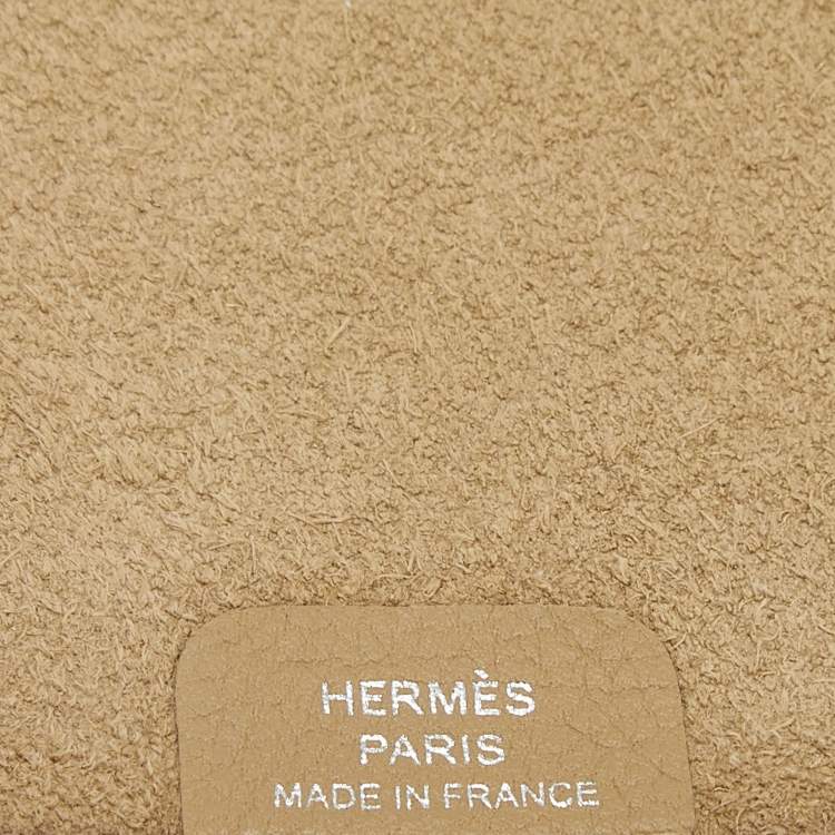 Pre Owned Hermes Poussiere Togo Leather Ulysse PM Notebook Cover 