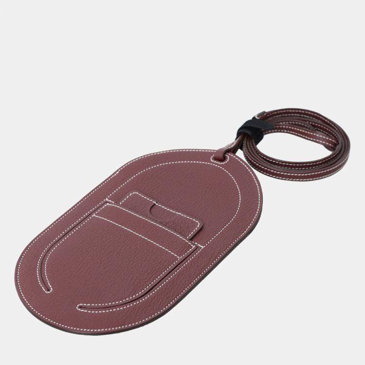 Pre Owned Hermes Purple In The Loop Phone To Go Case