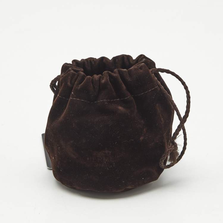 Pre Owned Hermès Clic Clac H Black Enamel Gold Plated Extra Wide Bracelet