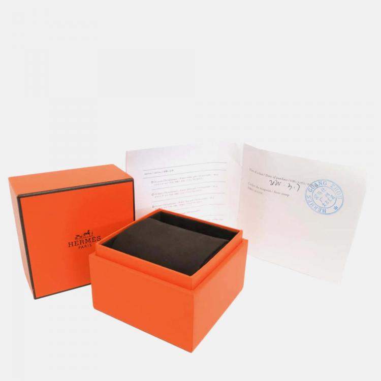 Pre Owned Hermes Chaine D’Ancre MM Silver Charm Bracelet