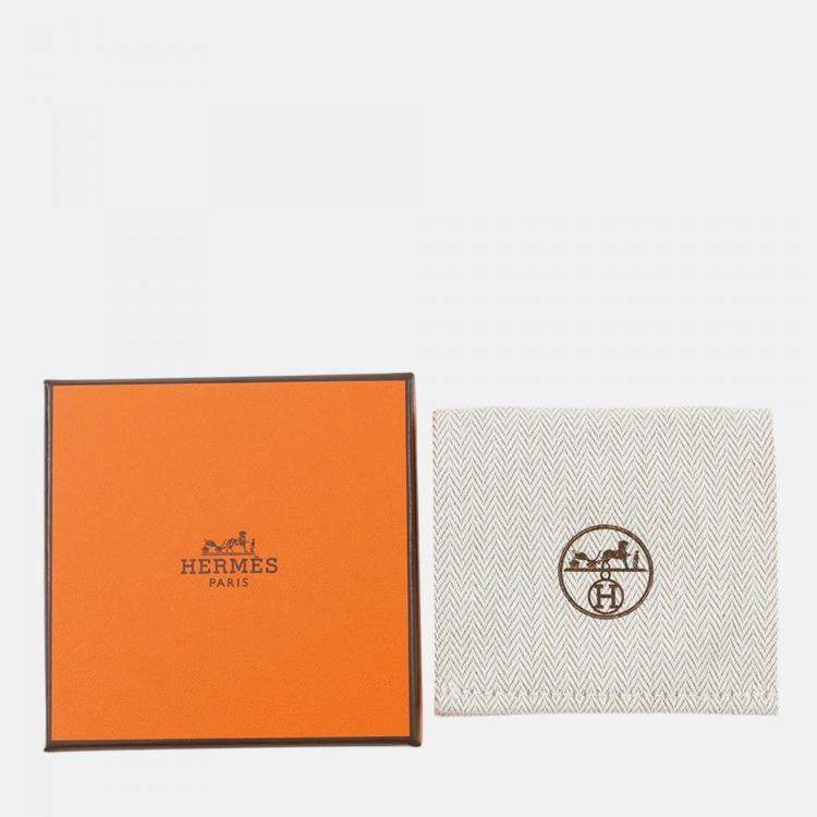 Pre Owned Hermes Mini Clic Chaine D'Ancre Bracelet Size PM Marong Rasse Lacquer