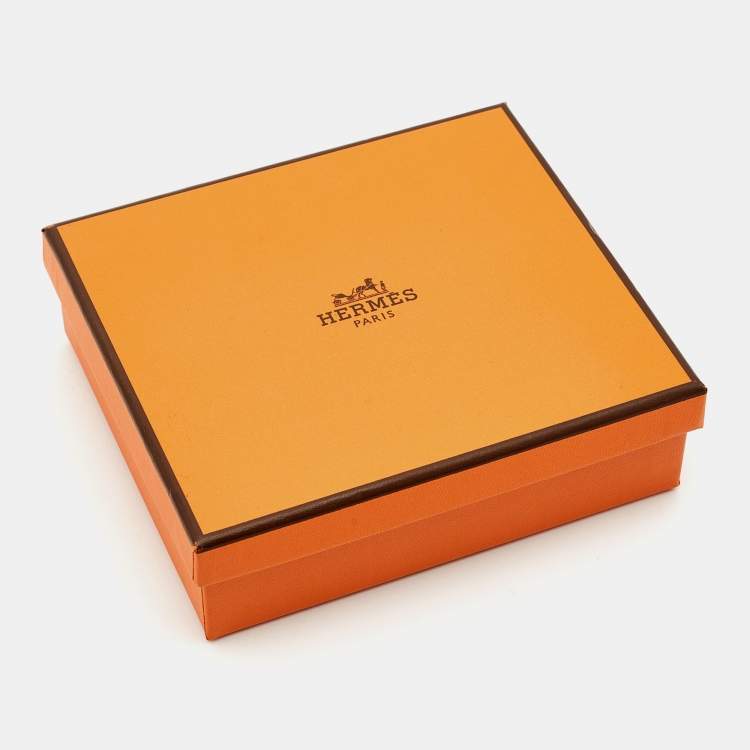 Pre Owned Hermès Clic H Enamel Rose Gold Plated Bracelet