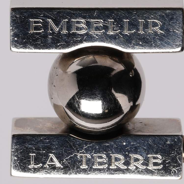 Pre Owned Hermès Silver Tone Hardware Cadena Lock Charm