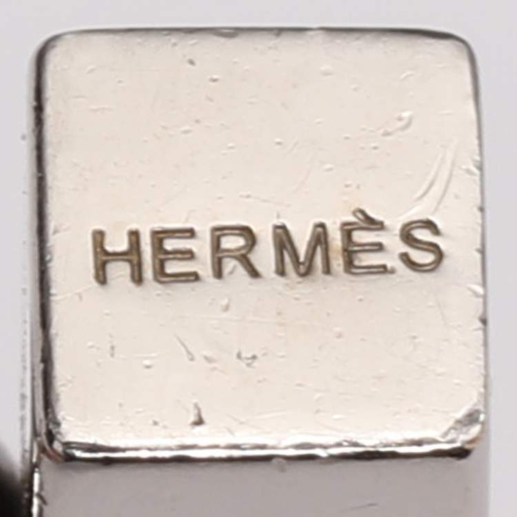 Pre Owned Hermès Silver Tone Hardware Cadena Lock Charm