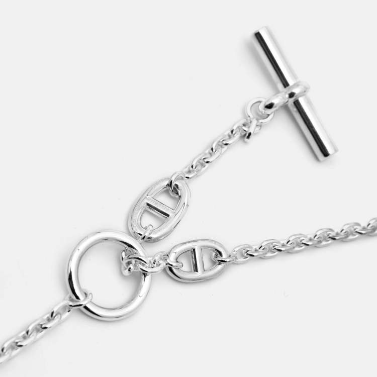 Pre Owned Hermès Farandole Sterling Sil;ver  Necklace