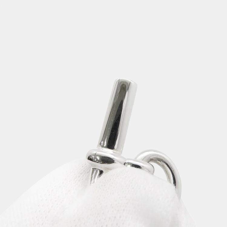 Pre Owned Hermes Chaine D'Ancre 13 Frames Bracelet Silver 925
