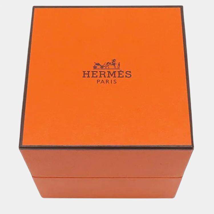 Pre Owned Hermes Chaine D'Ancre 13 Frames Bracelet Silver 925