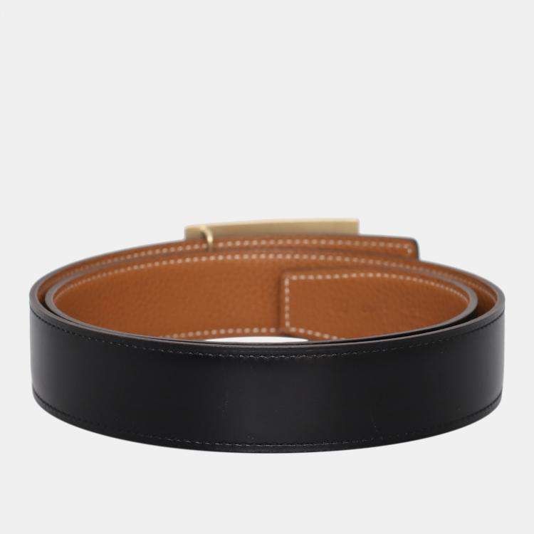 Pre Owned Hermes Collier de Chien Buckle Reversible Belt