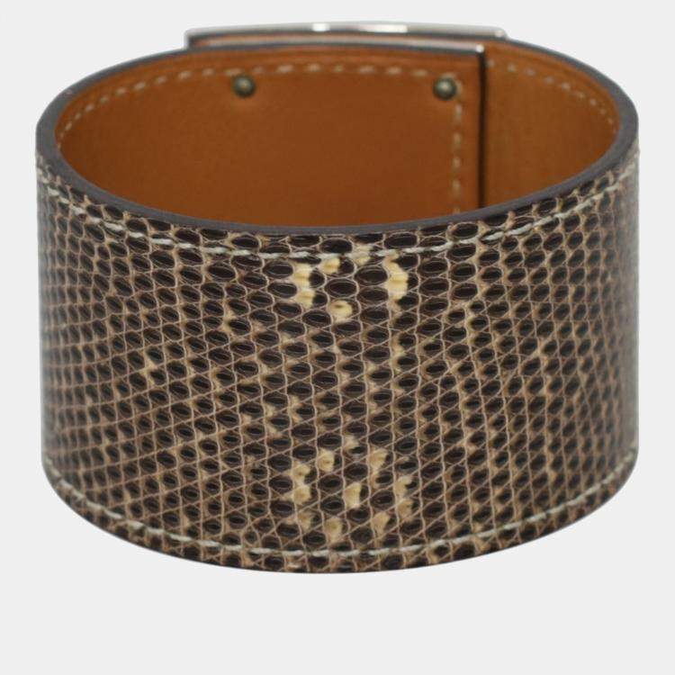 Pre Owned Hermes Lizard Kelly Dog Bracelet