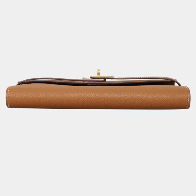 Pre Owned Hermes Epsom Kelly Longue Wallet