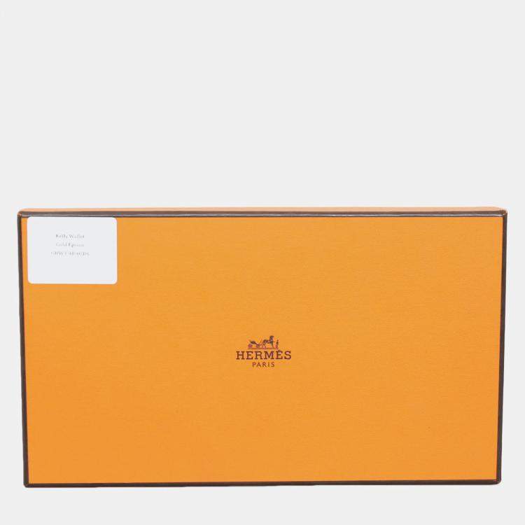 Pre Owned Hermes Epsom Kelly Longue Wallet