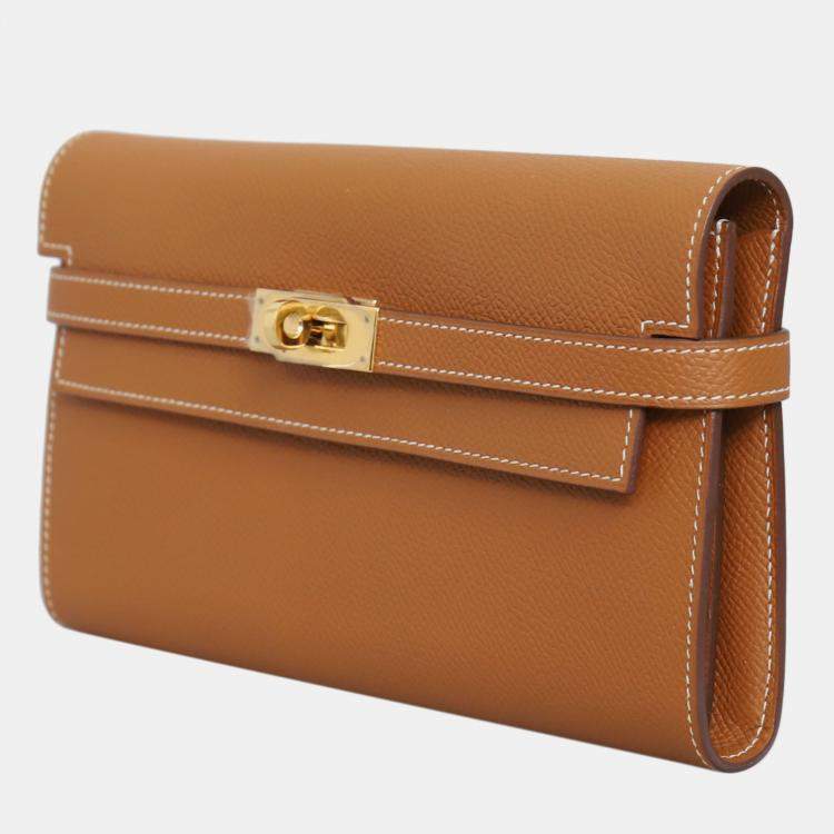Pre Owned Hermes Epsom Kelly Longue Wallet