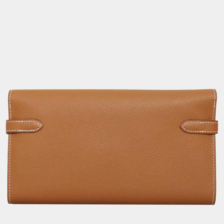 Pre Owned Hermes Epsom Kelly Longue Wallet