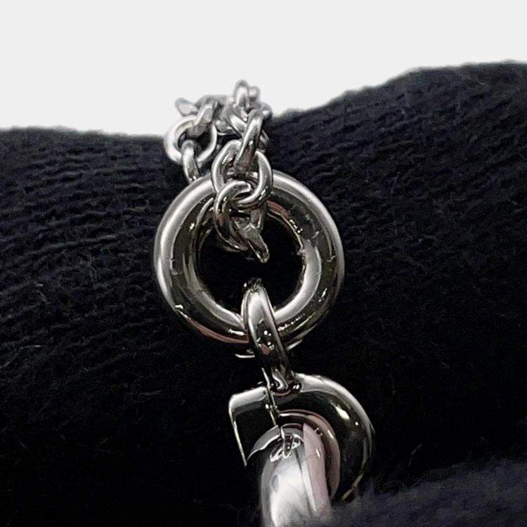 Pre Owned Hermes Mini Mayon Necklace Size Pm Poodle Lacquer Metal