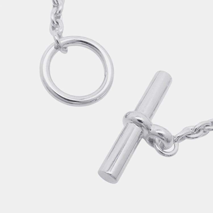 Pre Owned Hermes Chaine D'Ancre Farandole Bracelet Size Xs Sv925