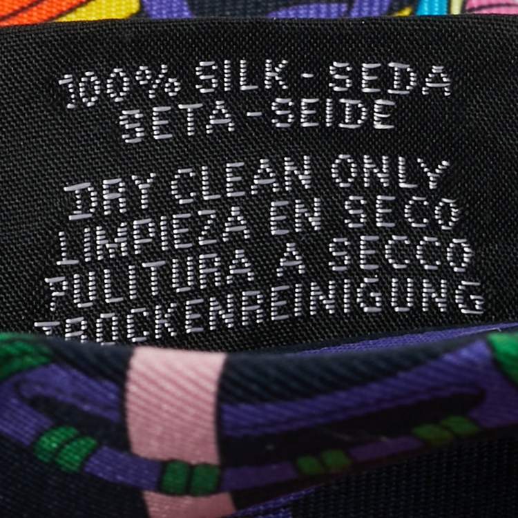 Pre Owned Hermès Blue Panoplie Equestre Silk Scarf Set