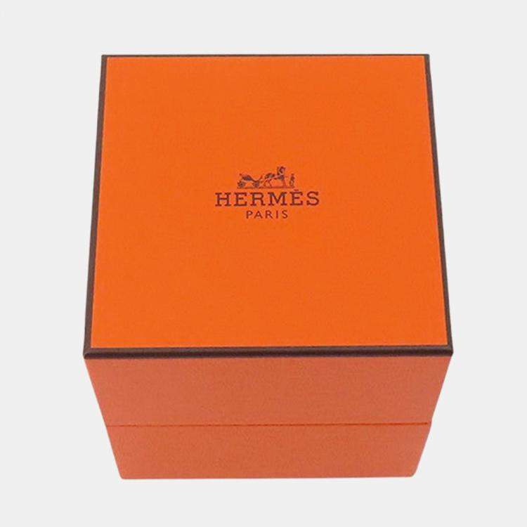 Pre Owned Hermes Chaine D'Ancre Bracelet 16 Frames Size Pm Sv925
