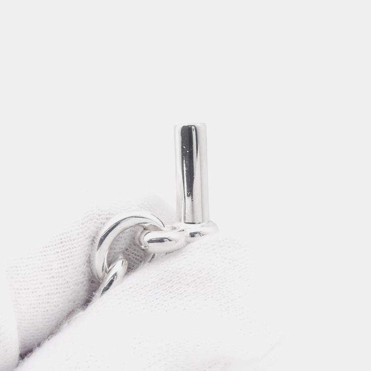 Pre Owned Hermes Chaine D'Ancre Necklace Size Pm/43 Frames Sv925