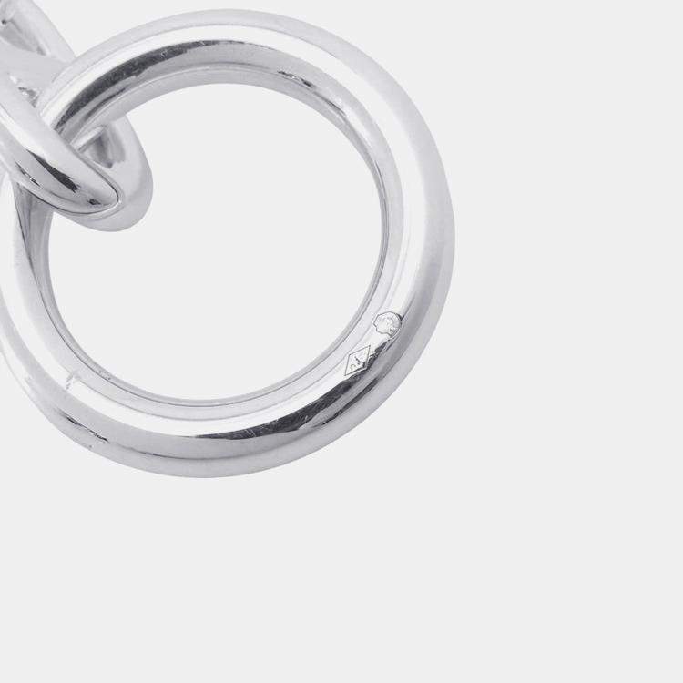 Pre Owned Hermes Chaine D'Ancre Bracelet 11 Frames Size GM Sv925