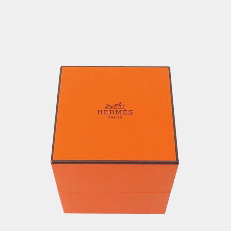 Pre Owned Hermes Chaine D'Ancre Bangle Size LG Sv925