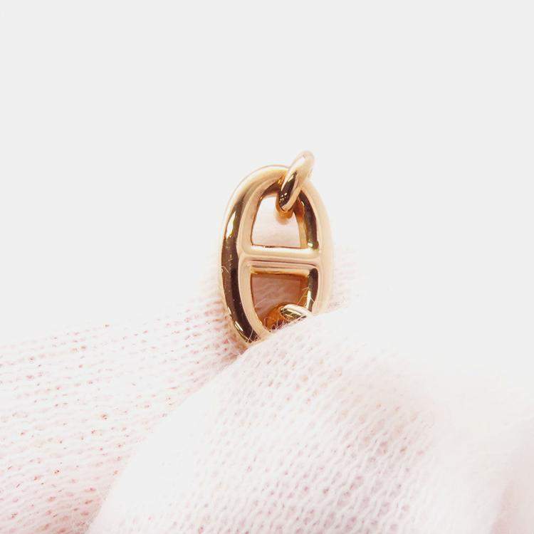 Pre Owned Hermes New Farandole Bracelet Size SH 18K Pink Gold