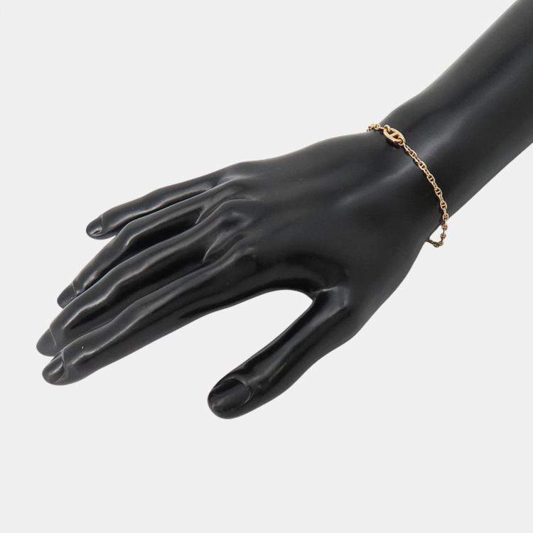 Pre Owned Hermes New Farandole Bracelet Size SH 18K Pink Gold