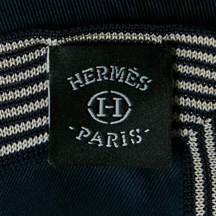 Pre Owned Hermès Blue Silk Della Cavalleria scarf